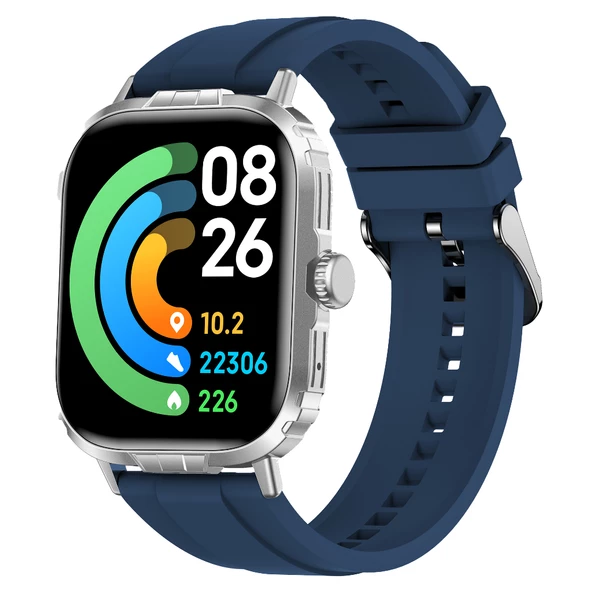 Tech8 Akıllı Saat Alüminyum Kasa Spor Silikon Kordon - 8