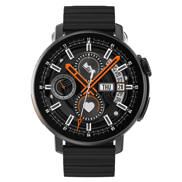 Active6 Akıllı Saat Yuvarlak Alüminyum Kasa Spor - 5