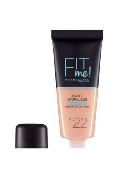 Maybelline New York Mat Fondöten no:122- Fit Me Matte + Poreless Foundation No: 122