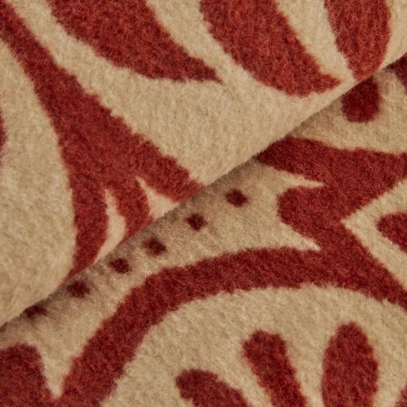 Karaca Home Velma Terra Cota Çift Kişilik Pamuklu Battaniye - 4