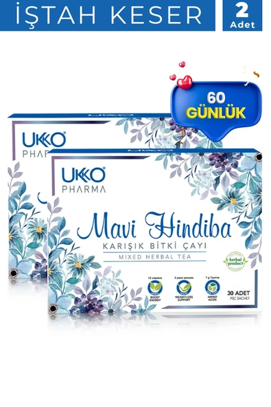 Ukko Pharma 60 Günlük Mavi Hindiba Karışık Bitki Çayı - 2