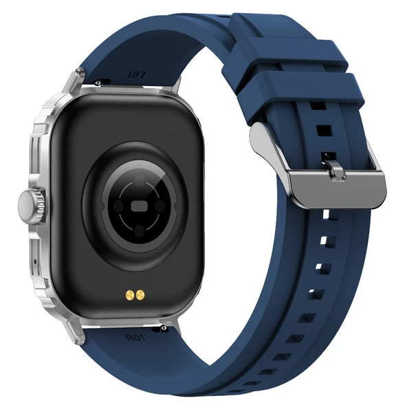 Tech8 Akıllı Saat Alüminyum Kasa Spor Silikon Kordon - 9