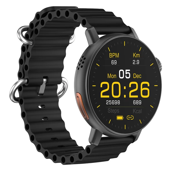 Active6 Akıllı Saat Yuvarlak Alüminyum Kasa Spor - 3