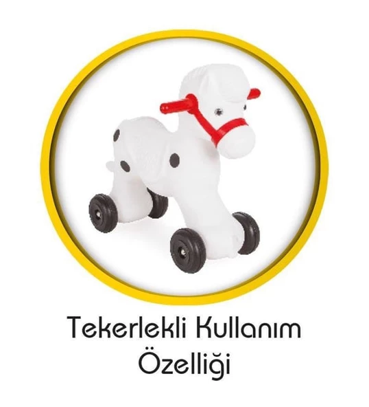 Pilsan Midilli At Müzikli Sallanan Oyuncak At 01002 - 2