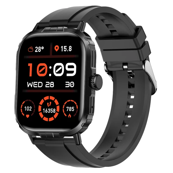 Tech8 Akıllı Saat Alüminyum Kasa Spor Silikon Kordon - 3