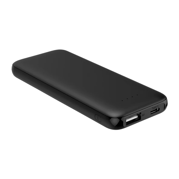 Thin 5B Slim Ultra ince 5000mAh Powerbank Taşınabilir Şarj Cijhazı Type-C / USB / Total Output 2.1A max - 3