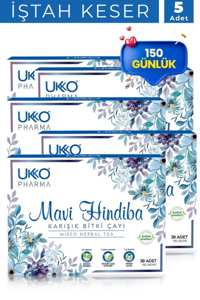 Ukko Pharma 150 Günlük Mavi Hindiba Karışık Bitki Çayı