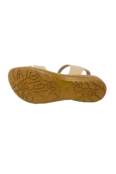 Ayzen 404-24  Deri Trend Fashion Kadın Sandalet - Resim 3