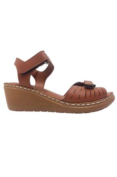 Ayzen 311 Deri Trend Fashion Kadın Sandalet - Resim 8