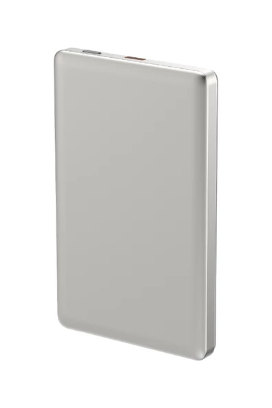 Magslim 5S Magsafe Manyetik Kablosuz 5000mAh Powerbank Taşınabilir Şarj Cihazı Ultra ince Gümüş Gri - 8