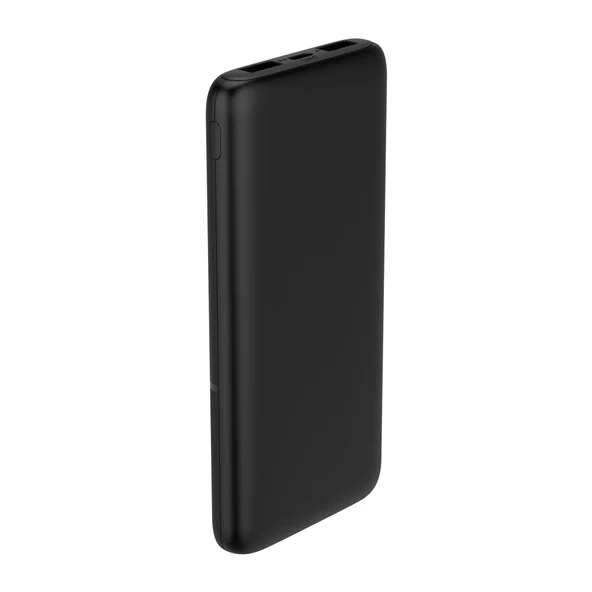 Led Ekranlı Slim 10000mAh Powerbank Taşınabilir Şarj Cihazı Type-C / 2 USB / 3 Port Çıkış / Output 2.1A - 3