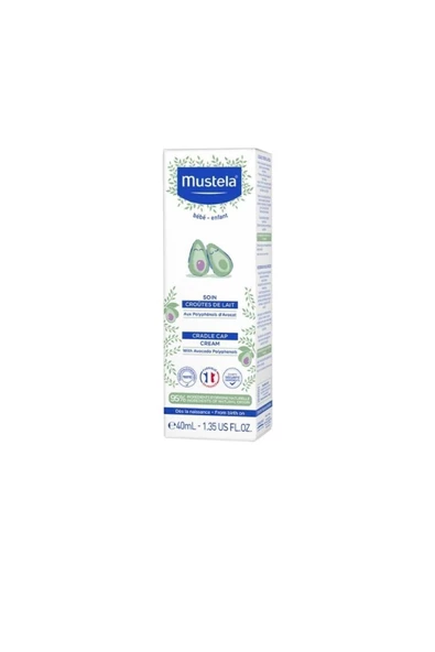 Mustela Cradle Cap Cream 40 Ml - Saç Pullanmalarına Karşı Bakım Kremi