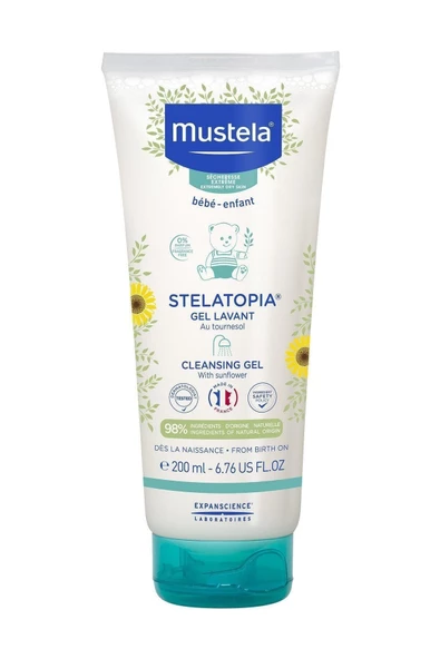 Mustela Stelatopia Çok Kuru Ciltler Için Şampuan 200 Ml