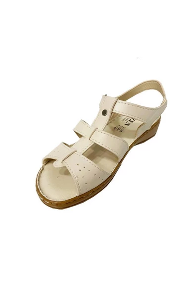 Ayzen 404-24  Deri Trend Fashion Kadın Sandalet - Resim 2