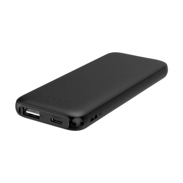 Thin 5B Slim Ultra ince 5000mAh Powerbank Taşınabilir Şarj Cijhazı Type-C / USB / Total Output 2.1A max - 2