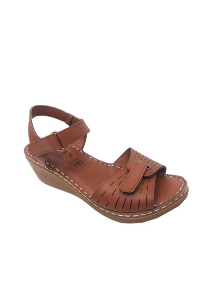 Ayzen 311 Deri Trend Fashion Kadın Sandalet - Resim 7