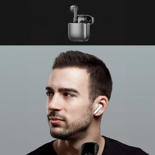 Quantum Kablosuz Kulakiçi Bluetooth Kulaklık Koyu Gri - 4