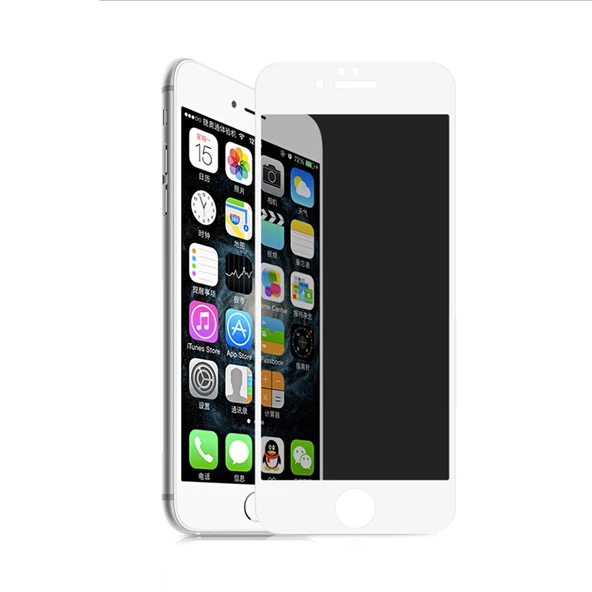 Apple iPhone 8 Plus - Ekran Koruyucu Rika Premium Privacy Hayalet Temperli Cam Ekran Koruyucu