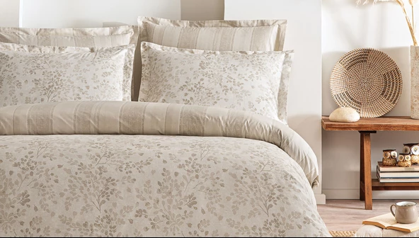 Puffy Floyd Tek Kişilik Ranforce Nevresim Takımı - Bej - Resim 2