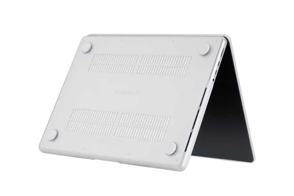 Apple Macbook 16.2' 2021 - Alt ve Üst Koruyucu MSoft Mat Kapak - 8