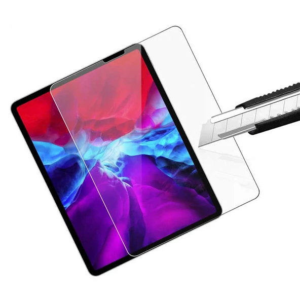 Apple iPad Pro 12.9 2021 (5.Nesil) - Ekran Koruyucu Temperli Cam Ekran Koruma - 4