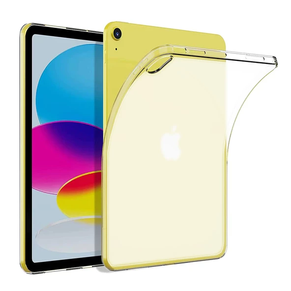 Apple iPad 10.9 2022 (10.Nesil) - Tablet Kılıfı Süper Silikon Kapak