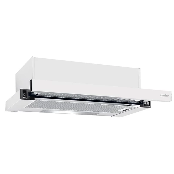 Simfer 8510 60Cm Beyaz Sürgülü Aspiratör