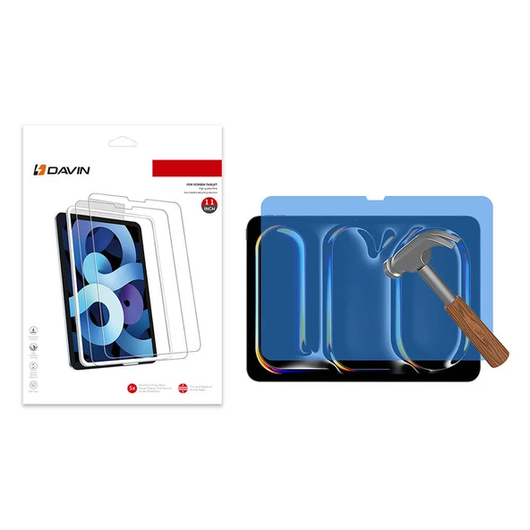 Apple iPad Pro 11 2024 - Ekran Koruyucu Davin Tablet Nano Koruma - 1