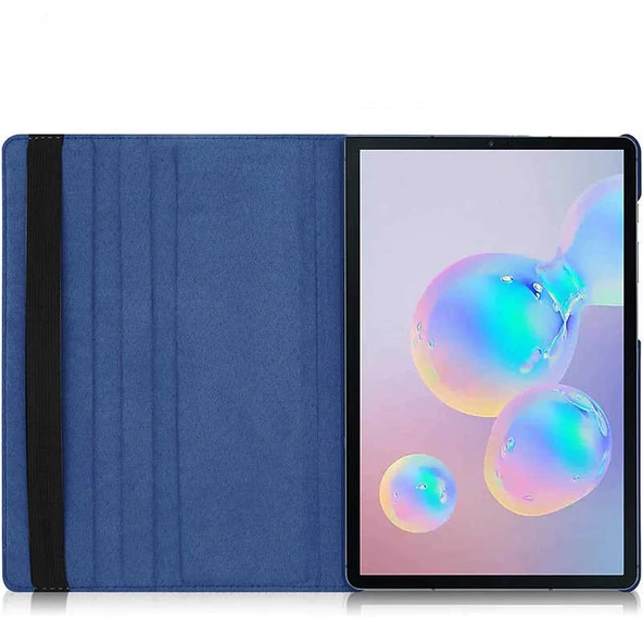 Samsung Galaxy Tab S6 T860 - Tablet Kılıfı 360 full Korumalı Yatay Dikey Dönebilen Standlı Kılıf - Resim 2