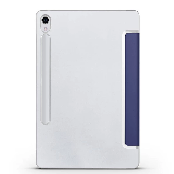 Samsung Galaxy Tab S9 FE - Tablet Kılıfı Smart Cover Standlı 1-1 Kılıf - Resim 5