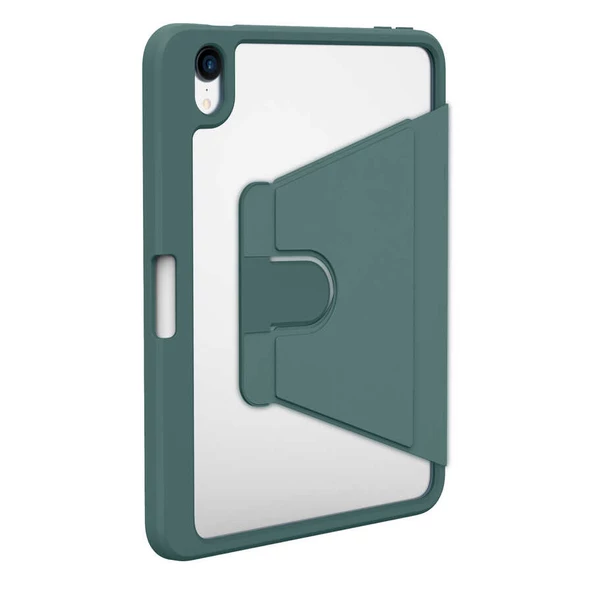 Apple iPad Mini 2021 (6.Nesil) - Tablet Kılıfı 360 full Korumalı Yatay Dikey Dönebilen Nayn Standlı Kılıf - Resim 7