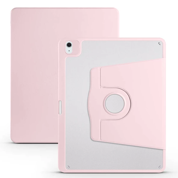 Apple iPad Pro 12.9 2022 M2 - Tablet Kılıfı Kalem Bölmeli Dönebilen Termik Standlı Kılıf ürün görseli 1