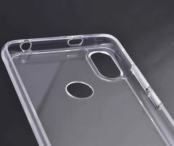 Xiaomi Redmi S2 - Kılıf Şeffaf Sert Koruyucu Gard Silikon - 3