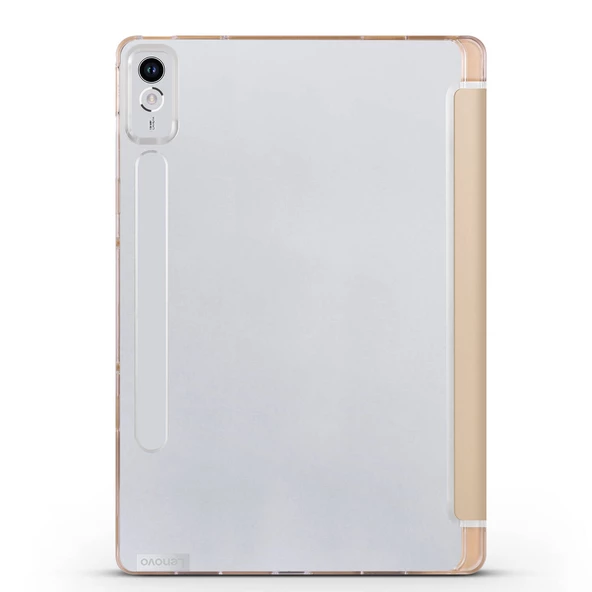 Lenovo Tab P12 - Tablet Kılıfı Smart Cover Standlı 1-1 Kılıf - Resim 3