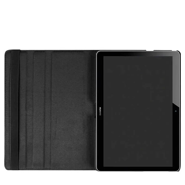 Huawei MediaPad T3 7 inc - Tablet Kılıfı 360 full Korumalı Yatay Dikey Dönebilen Standlı Kılıf - Resim 2