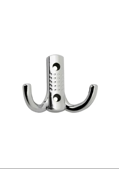 WUVERA Portmanto Askı Vestiyer Duvar Dolap Elbise Askısı Krom Metal Mobilya Kapı Askılığı Askılık - 3