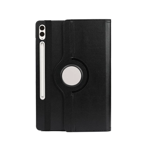 Samsung Galaxy Tab S9 FE Plus - Tablet Kılıfı 360 full Korumalı Yatay Dikey Dönebilen Standlı Kılıf - Resim 4