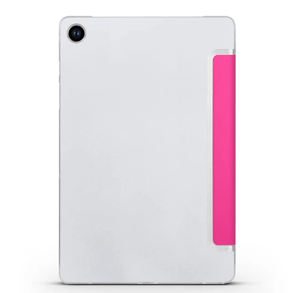 Samsung Galaxy Tab A9 Plus - Tablet Kılıfı Smart Cover Standlı 1-1 Kılıf - Resim 3