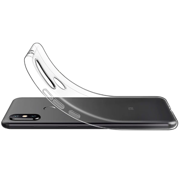 Xiaomi Redmi S2 - Kılıf Şeffaf Soft Slim Fitt Süper Silikon Kapak - Resim 3