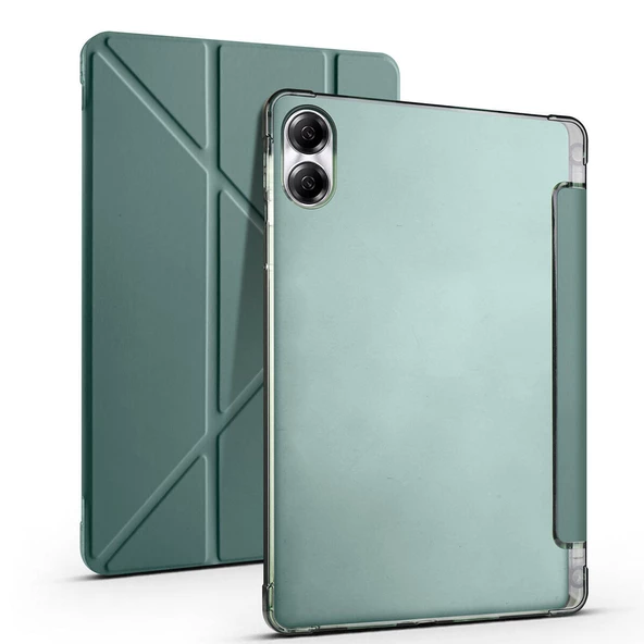 Huawei Honor X8 Pro 11.5' - Tablet Kılıfı Kalem Bölmeli Korumalı Standlı Tri Folding Kılıf ürün görseli 1