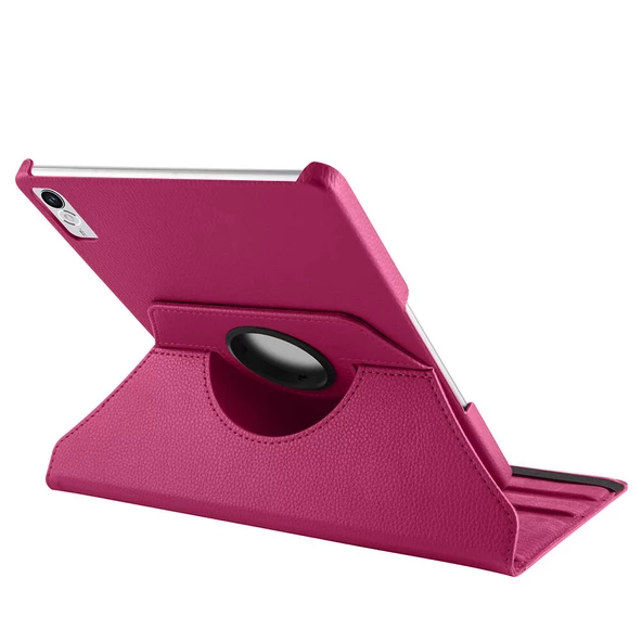 Lenovo Tab P11 11.5 (2.Nesil) TB350UF - Tablet Kılıfı 360 full Korumalı Yatay Dikey Dönebilen Standlı Kılıf - 7
