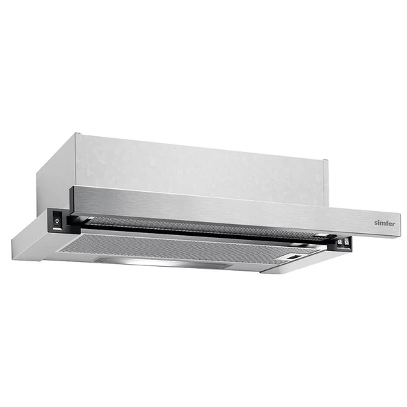 Simfer 8511 60cm Inox Sürgülü Aspiratör