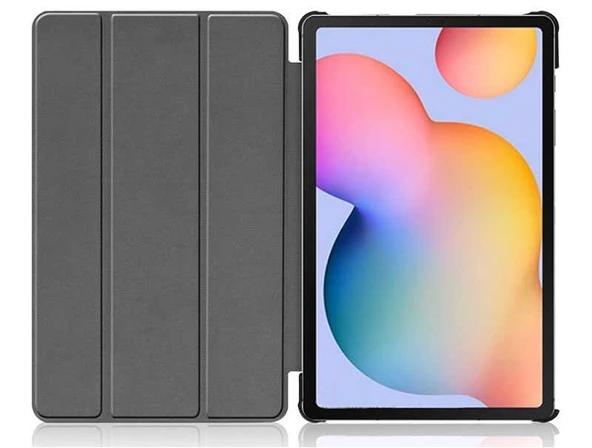 Samsung Galaxy Tab S7 T870 - Tablet Kılıfı Smart Cover Standlı 1-1 Kılıf - 2