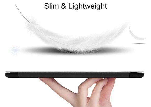 Samsung Galaxy T720 Tab S5E - Tablet Kılıfı Smart Cover Standlı 1-1 Kılıf - 3