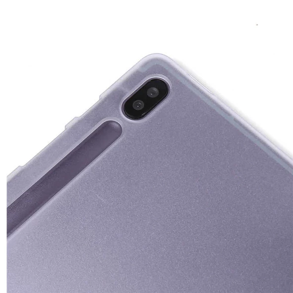 Samsung Galaxy Tab S6 T860 - Tablet Kılıfı Smart Cover Standlı 1-1 Kılıf - 3