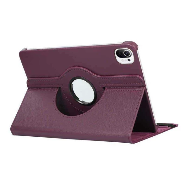Xiaomi Pad 5 - Tablet Kılıfı 360 full Korumalı Yatay Dikey Dönebilen Standlı Kılıf - 4