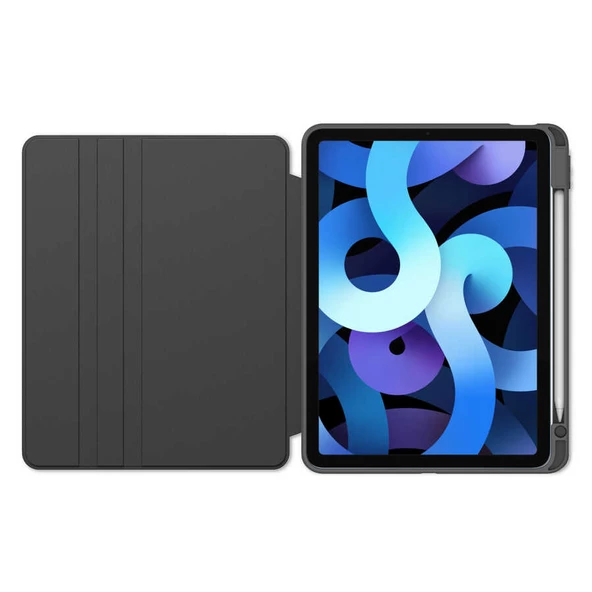 Apple iPad Air 11 2024 - Tablet Kılıfı 360 full Korumalı Yatay Dikey Dönebilen Nayn Standlı Kılıf - Resim 5