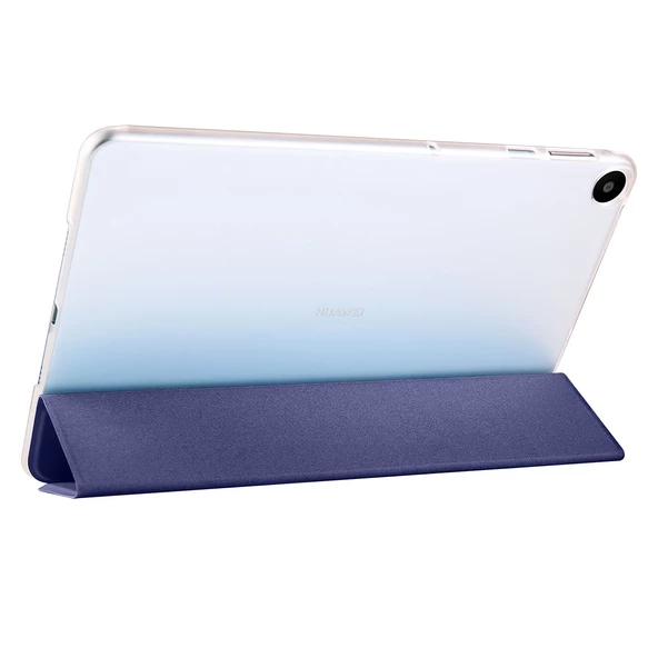 Huawei MatePad SE 10.4 - Tablet Kılıfı Smart Cover Standlı 1-1 Kılıf - Resim 3