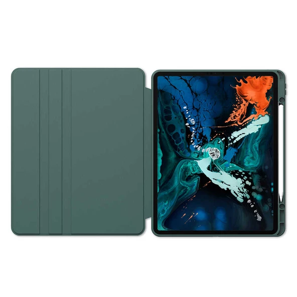 Apple iPad Pro 11 2022 M2 - Tablet Kılıfı 360 full Korumalı Yatay Dikey Dönebilen Nayn Standlı Kılıf - 8