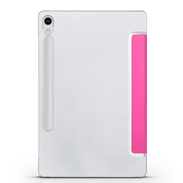Samsung Galaxy Tab S9 FE - Tablet Kılıfı Smart Cover Standlı 1-1 Kılıf - Resim 7